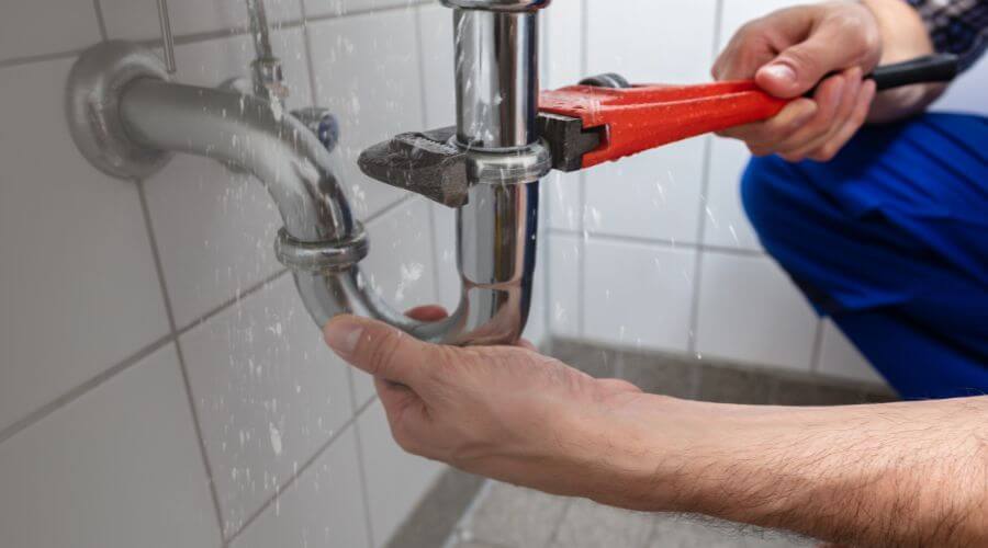 Indoor tankless water heater installation in Chinook, MT